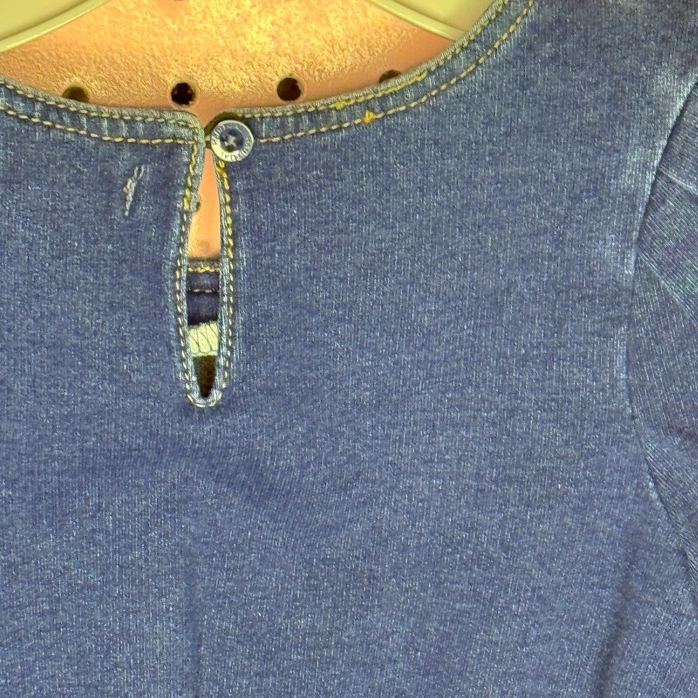 Habitual Denim Dress. Size 4/5t. Excellent Condition. Purchased at Nordstrom - Picture 6 of 7